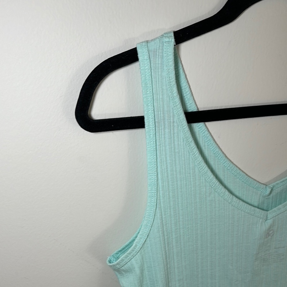 SO Green Ribbed Tank Top - Picture 4 of 7